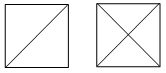 Разделить квадрат на 4 равных треугольника. Квадрат разделенный пополам. Деление квадрата на треугольники. Прямоугольник разделенный на 2 части. Квадрат разделенный на 2 части по диагонали.