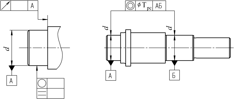 Соосность обозначение на чертежах