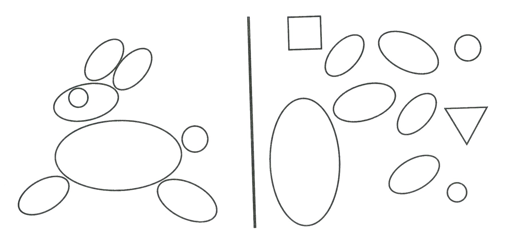 Нарисуй что нибудь прямоугольной формы младшая группа. Овал задания для дошкольников. Фигуры из овала. Рисование кругов и овалов. Овал рисунок.